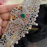 Pemium American Diamond Bridal Hipbelt-Peacock-G5754